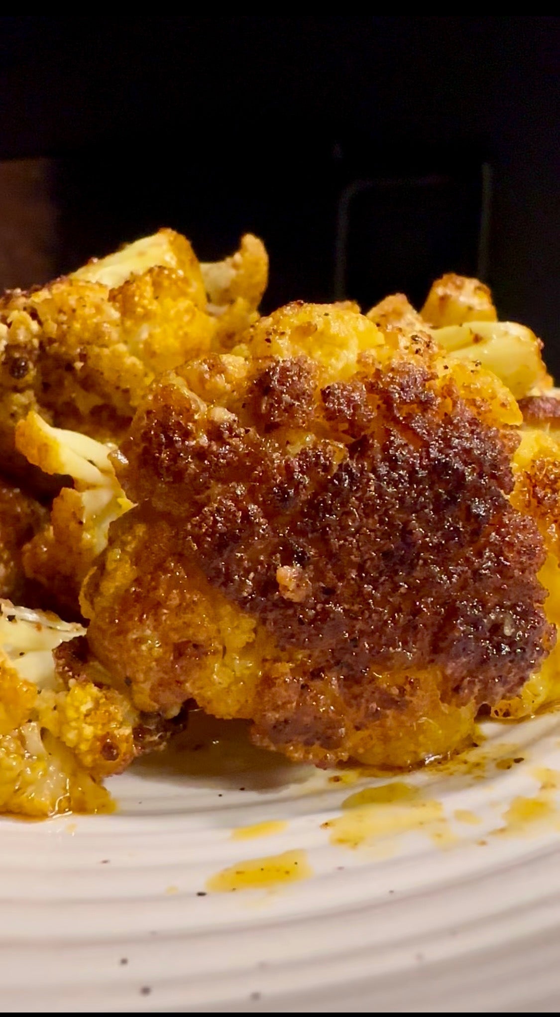 Organic Oven Roasted Cauliflower, Anti-Inflammatory, Antioxidant Rich, and Dangerously Delicious