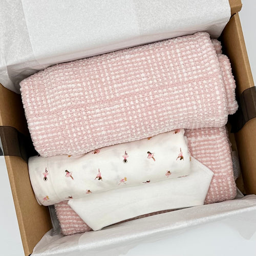 Tiny Dancer Luxury Baby Girl Gift Box | Ballet Baby Shower Gift | Elegant Newborn Gift Set