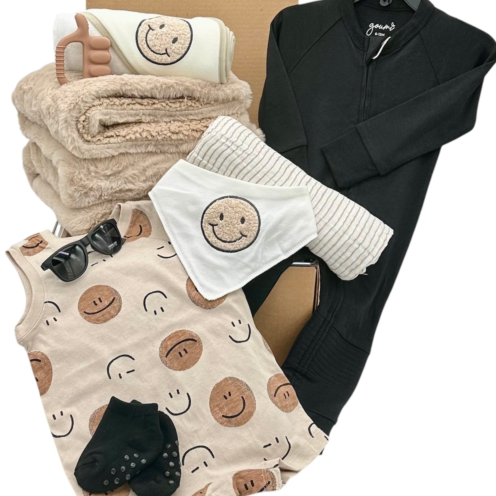 Soft Smiles Luxury Baby Gift Box | Gender Neutral New Baby Gift