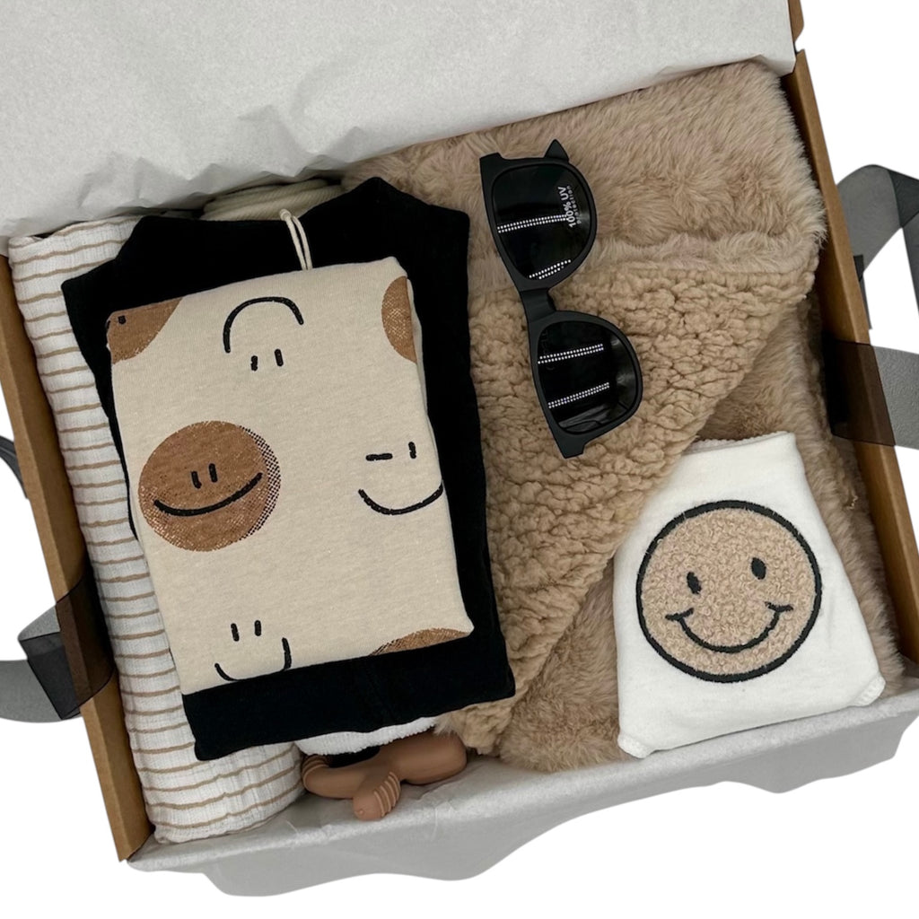 Soft Smiles Luxury Baby Gift Box | Gender Neutral New Baby Gift