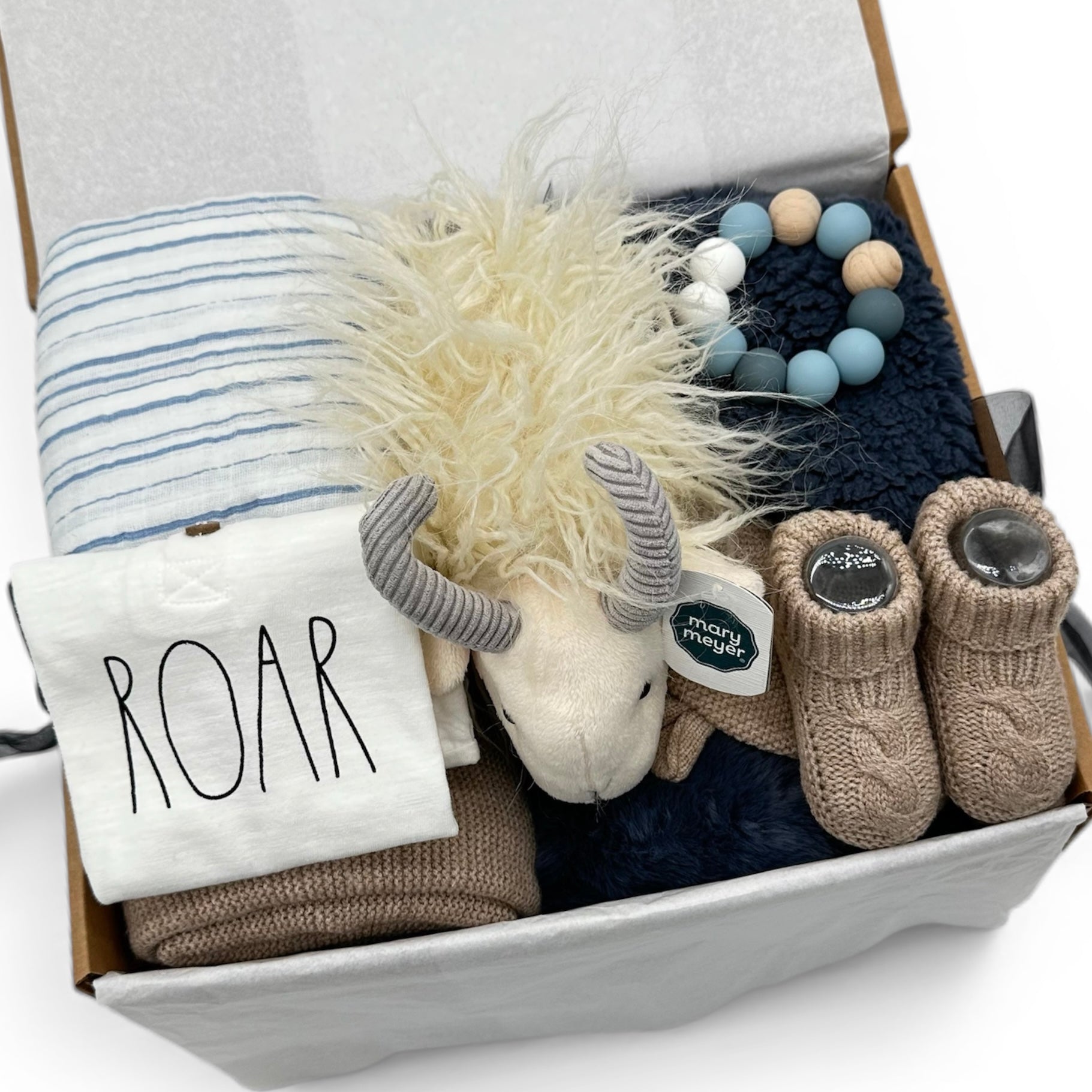 Wild at Heart Luxury Baby Gift Box | Gender Neutral New Baby Gift
