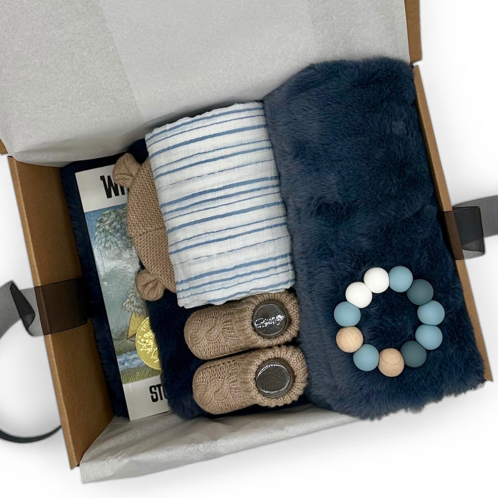 Wild at Heart Luxury Baby Gift Box | Gender Neutral New Baby Gift