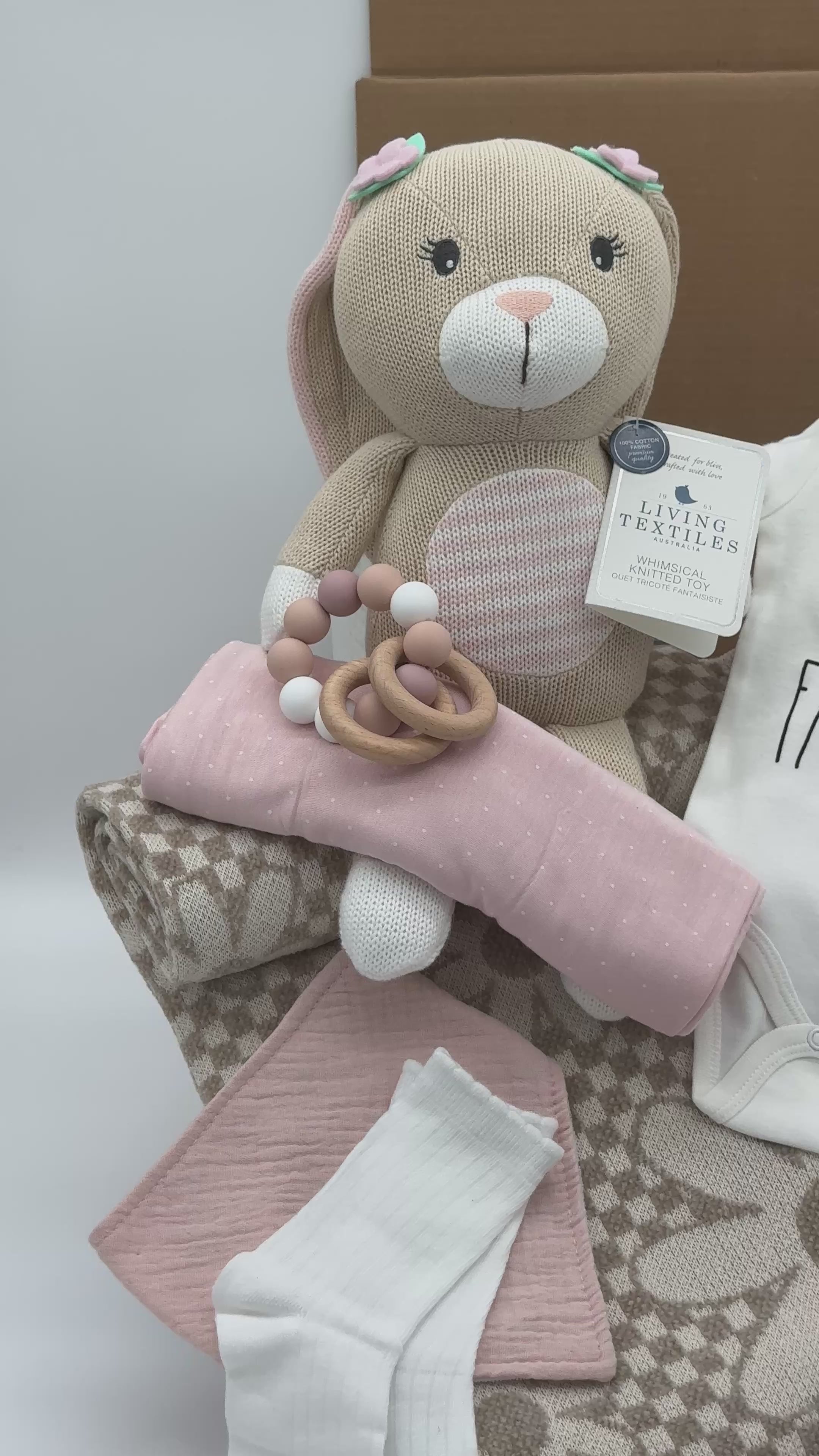 Blush-n-Bloom Luxury Baby Girl Gift Box | New Baby Gift